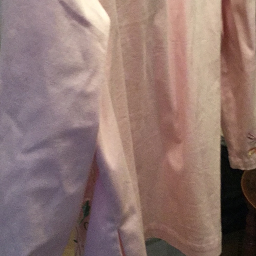 Pink embroider jean jacket  SIZE 1X EUC - Picture 7 of 7